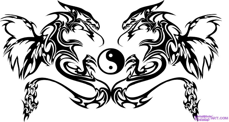 3d dragon tattoos Trend Tattoos: Dragon Tribal Tattoo Black Design