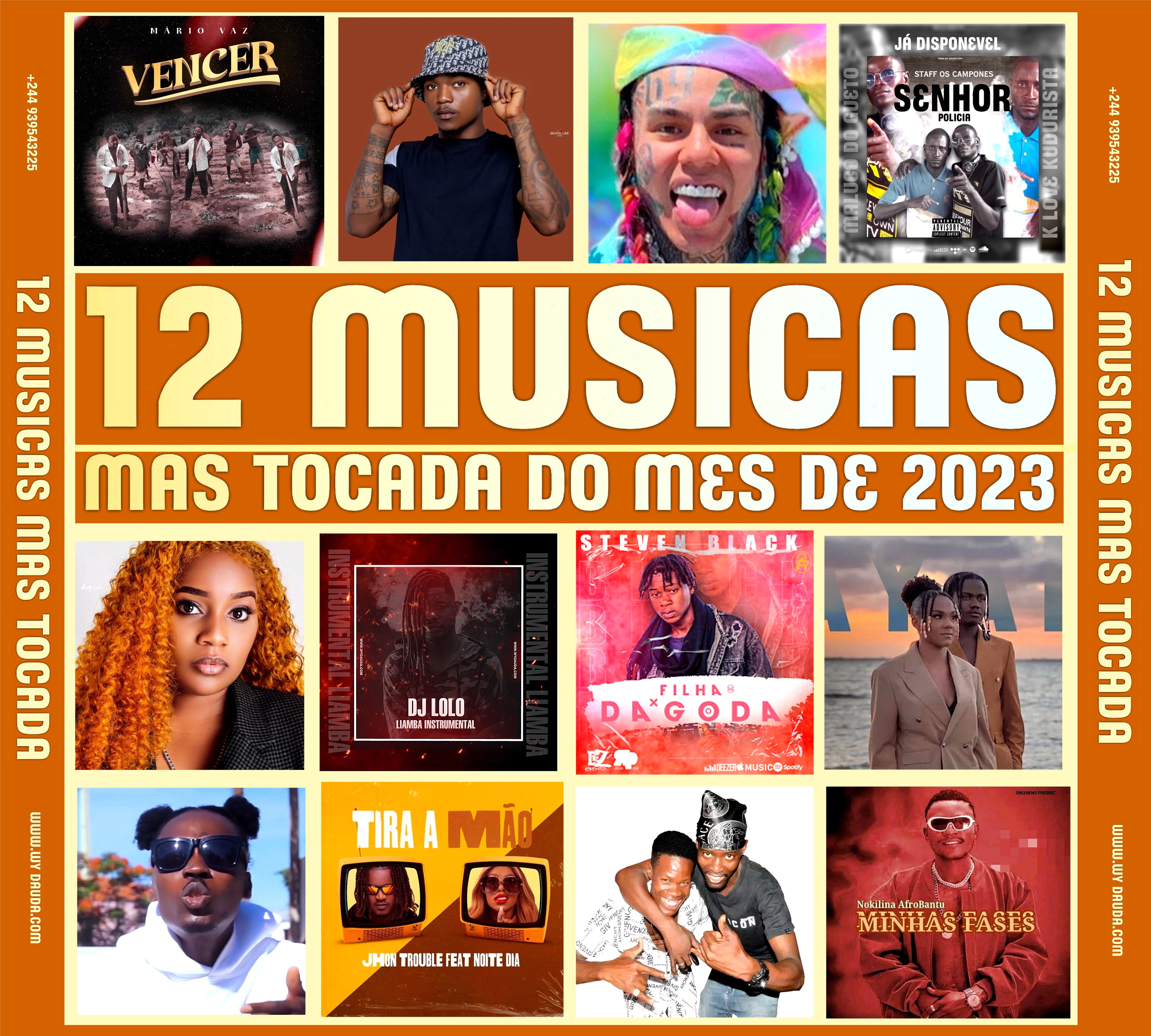 12 MUSICAS MAS TOCADA DE 2023