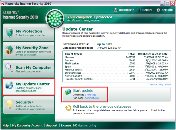 Update Kaspersky-Antivirus in Off-Line