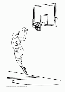 Basketball Coloring Pages