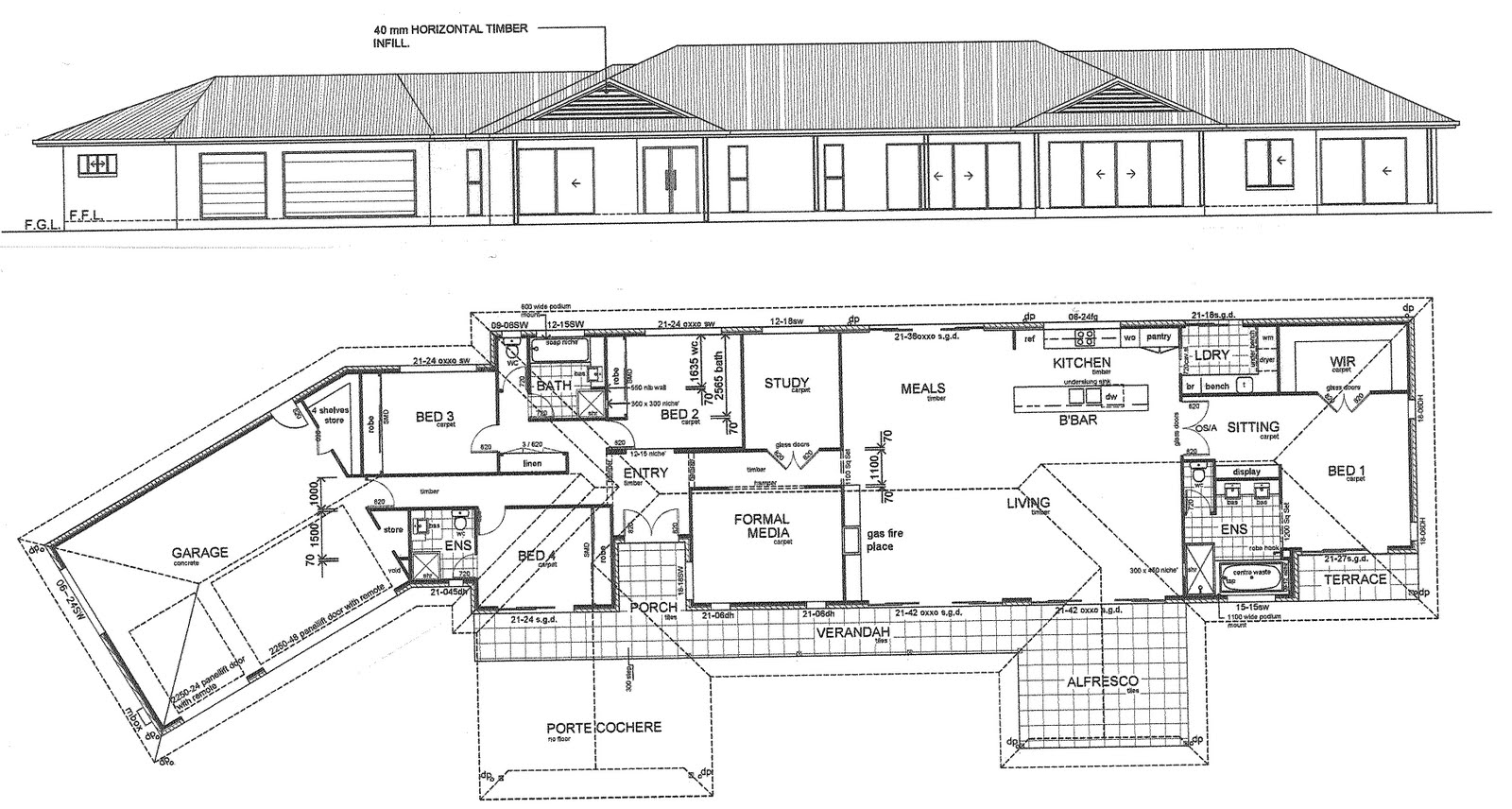 Samford Valley House  Construction  Plans 