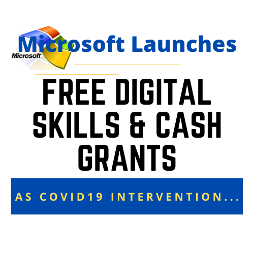 Microsoft Free Digital Skills and Cash Grants