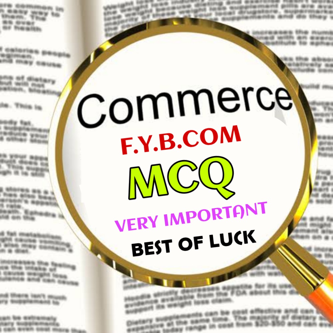 F.Y.B.Com Commerce MCQ PDF