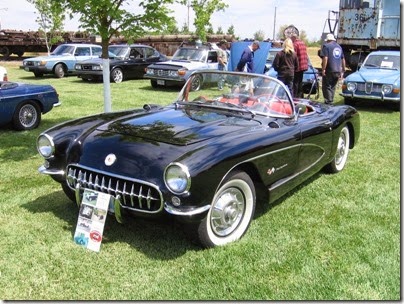 IMG_4842 1957 Chevrolet Corvette Roadster at Antique Powerland in Brooks, Oregon on July 31, 2010
