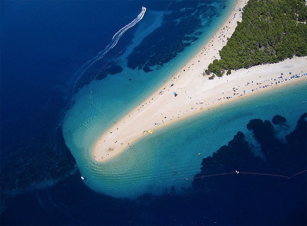The Golden Horn Beach in Croatia 