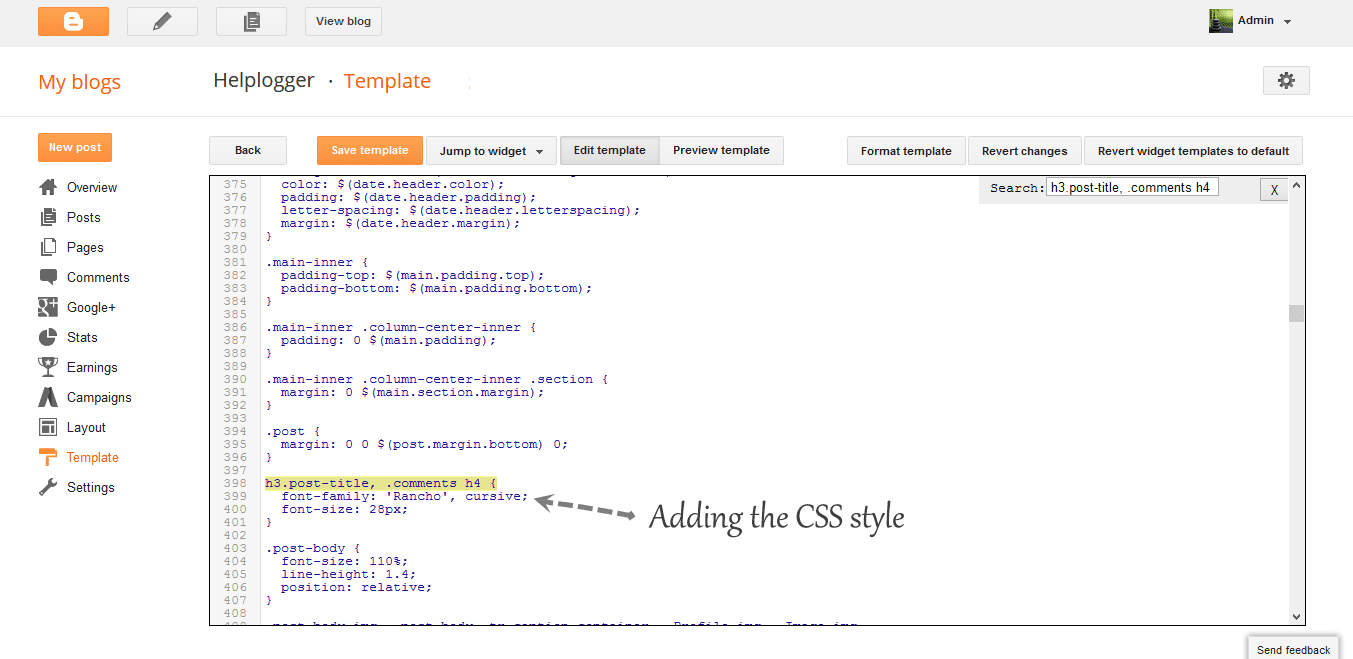 How To Upload and Use Custom Fonts in Blogger 5 custom font to blogger titles