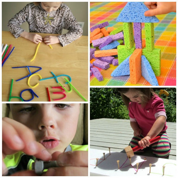 FINE MOTOR ACTIVITIES FOR KIDS (35 simple ideas!) #finemotoractivitiesforkids