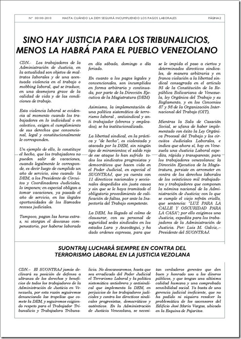 Boletím DICIEMBRE 2010-2