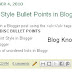 How to Change Bullet Point Style in Blogger (Blogspot) Lists