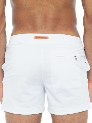 2Eros Bondi Swimshorts Swimwear White Back Detail  Cool4guys Online Store