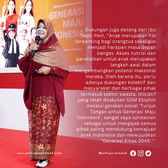 SGM Eksplor Gerakan Sosial 'Tunjuk Tangan untuk Generasi Maju Indonesia'!