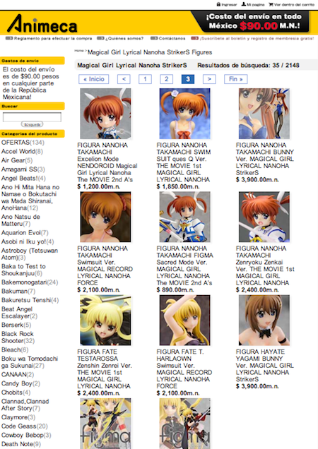 FIGURAS Magical Girl Lyrical Nanoha