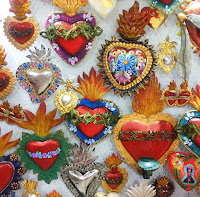 Sacrés-Cœurs de Jésus, Sagardo Corazón, Jesus, art, artesana, Oaxaca, Mexique, Mexico, travel, voyage, souvenirs