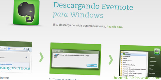 productividad de tu correo Outlook con Evernote