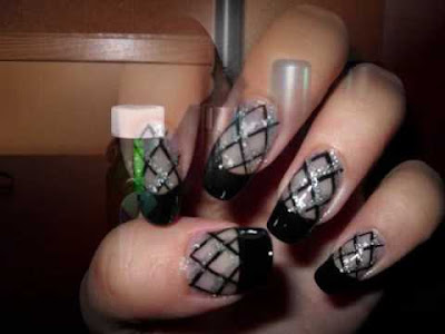 nail designs,  black nails, nails