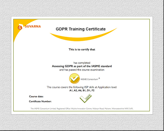 GDPR certification