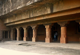 Buddhist monastery at Ajanta Caves in Aurangabad, India