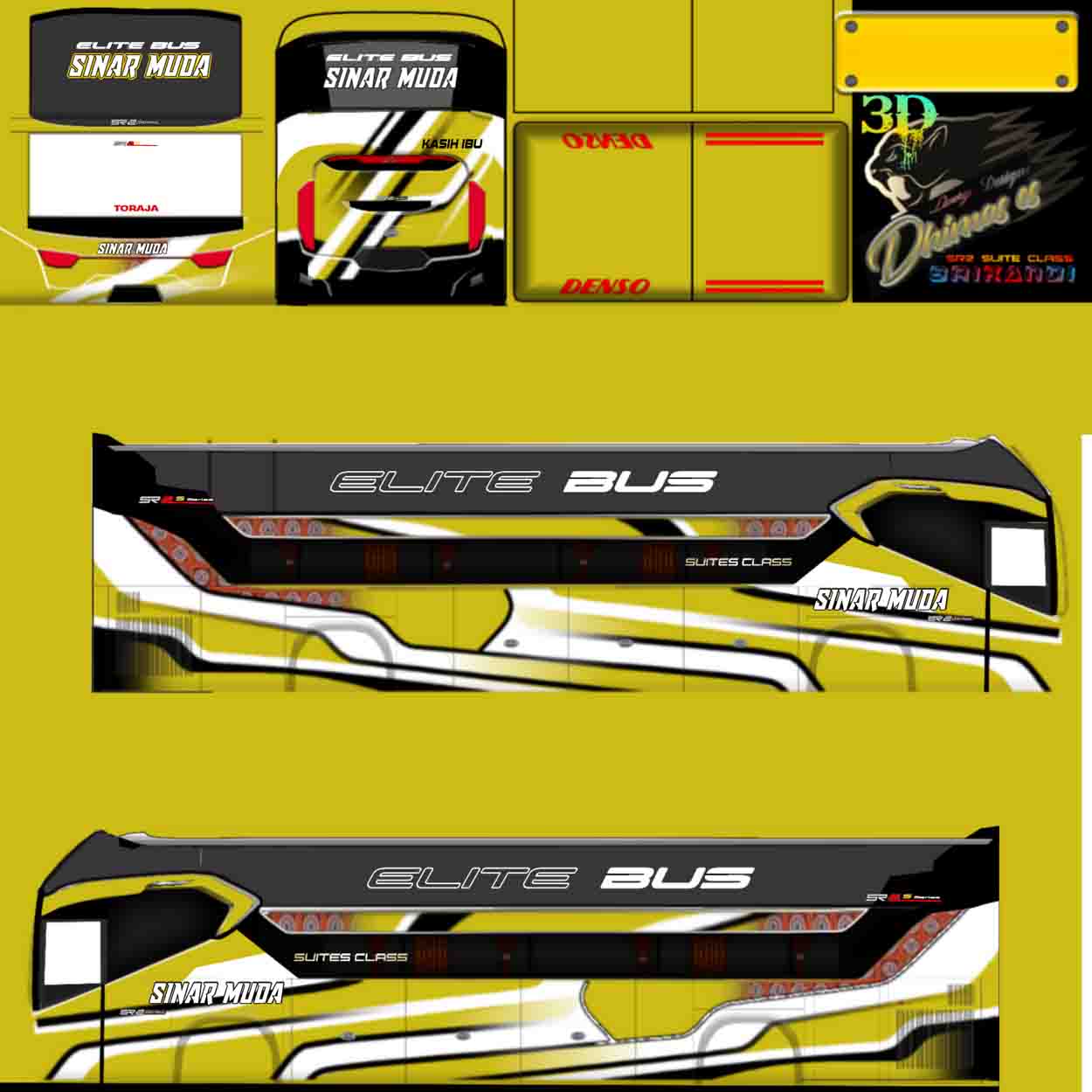 livery bussid satria muda terbaru