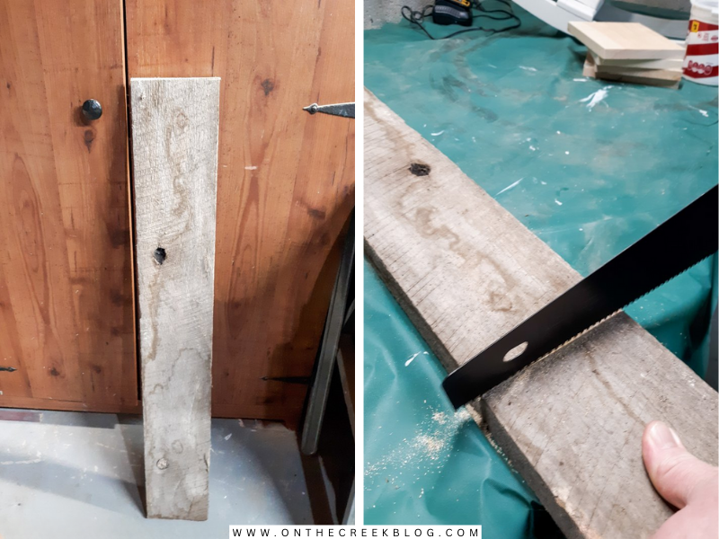 Crafting a Coat Rack from Reclaimed Barn Wood | on the creek blog // www.onthecreekblog.com