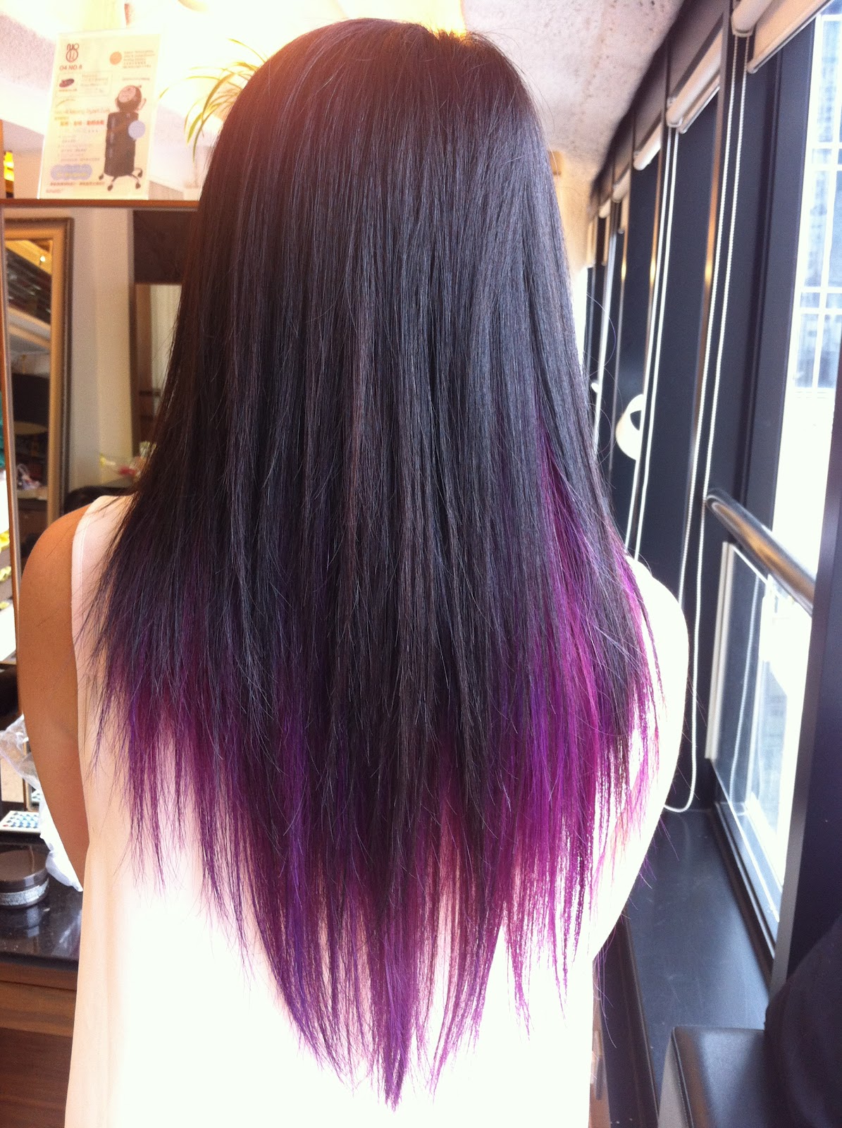 Black Hair With Purple Underlayer Images amp; Pictures  Becuo