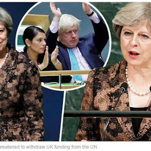 Theresa May threatens to hold back MILLONS from 'bloated' United Nations
