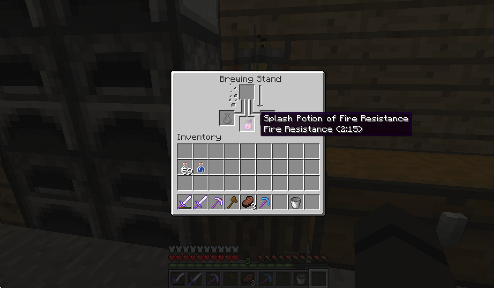 What is the title of this picture ? Minecraft How To: How to make a Fire Resistance Potion