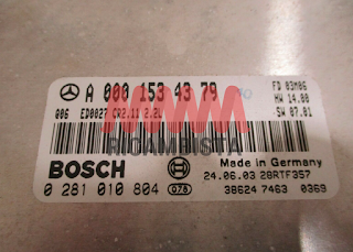 0281010804 A0001534379 Mercedes W210 220 CDI centralina motore Bosch