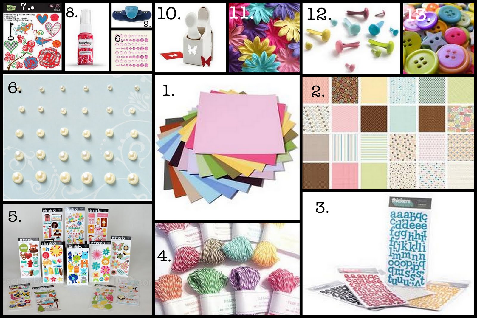 tools for scrapbooking