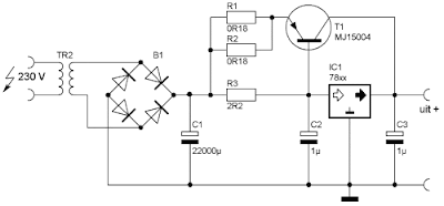10A Stabilized Circuit Diagram