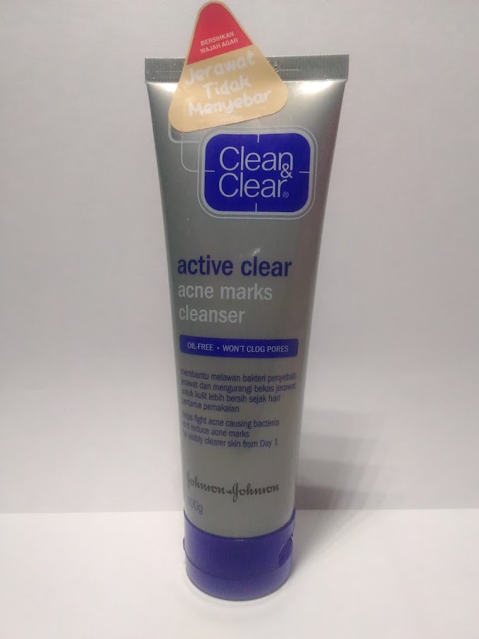 REVIEW. Clean & Clear, active clear acne marks cleanser