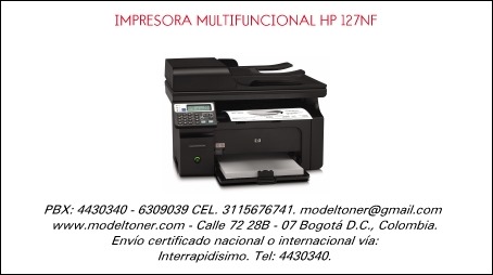 IMPRESORA MULTIFUNCIONAL HP 127NF