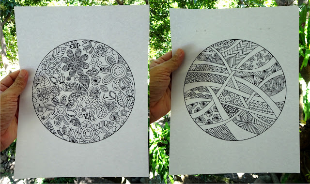 Unique designs mandala coloring