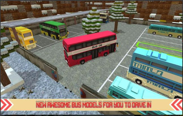 Game Mengemudi Android Terbaik City Bus Simulator Craft Inc MOD APK