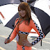 Leah Dizon in Racing Suit