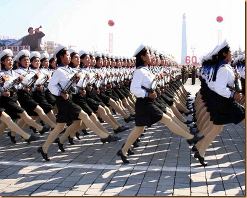 north korean women. house North Korean women at a