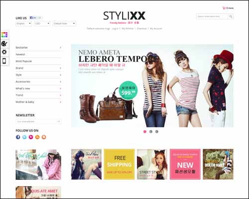 Gala Stylixx Fashion an eCommerce Theme Design