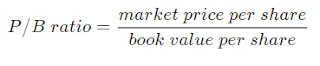 price to book value formula