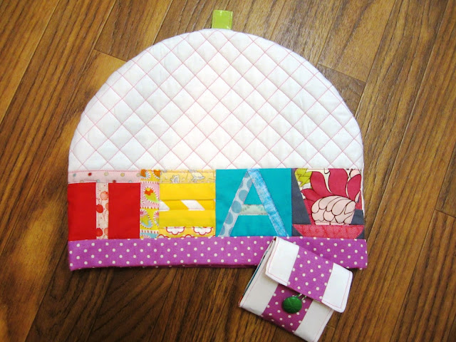 Zakka Along 2.0 Patchwork, Please Lettered Tea Cozy & Pouch