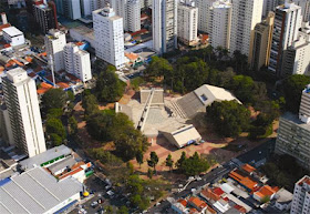 vista aérea do Centro de Convivência