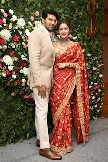 Arya And Sayyesha Wedding Reception Photos