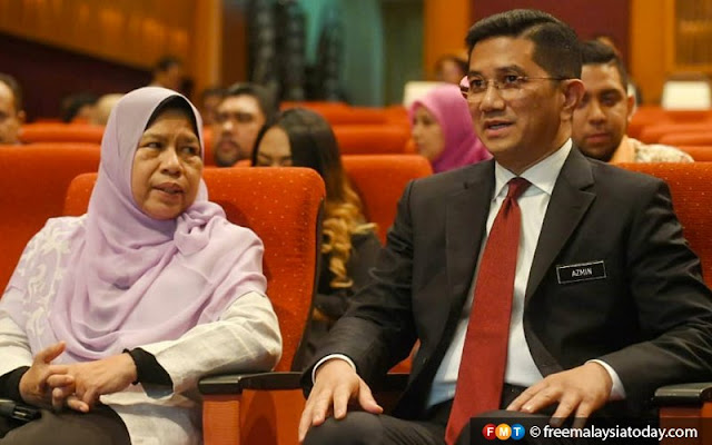 Azmin, Zuraida Dilantik Ke MPT Bersatu