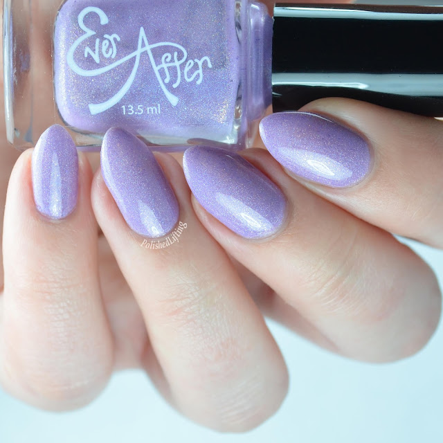 purple holographic nail polish