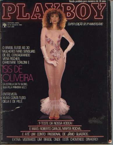 Isis de Oliveira nua na Playboy de 1983