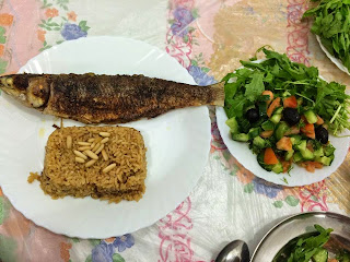 Recette du repas de poisson Puri égyptienne