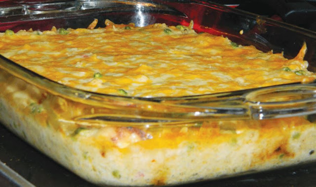 Weight Watchers Cheesy Chicken and Rice Casserole recipe