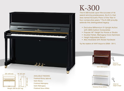 Đàn Piano Kawai K200 nổi trội về âm sắc và độ cảm ứng phù hợp cho luyện tập và trình diễn