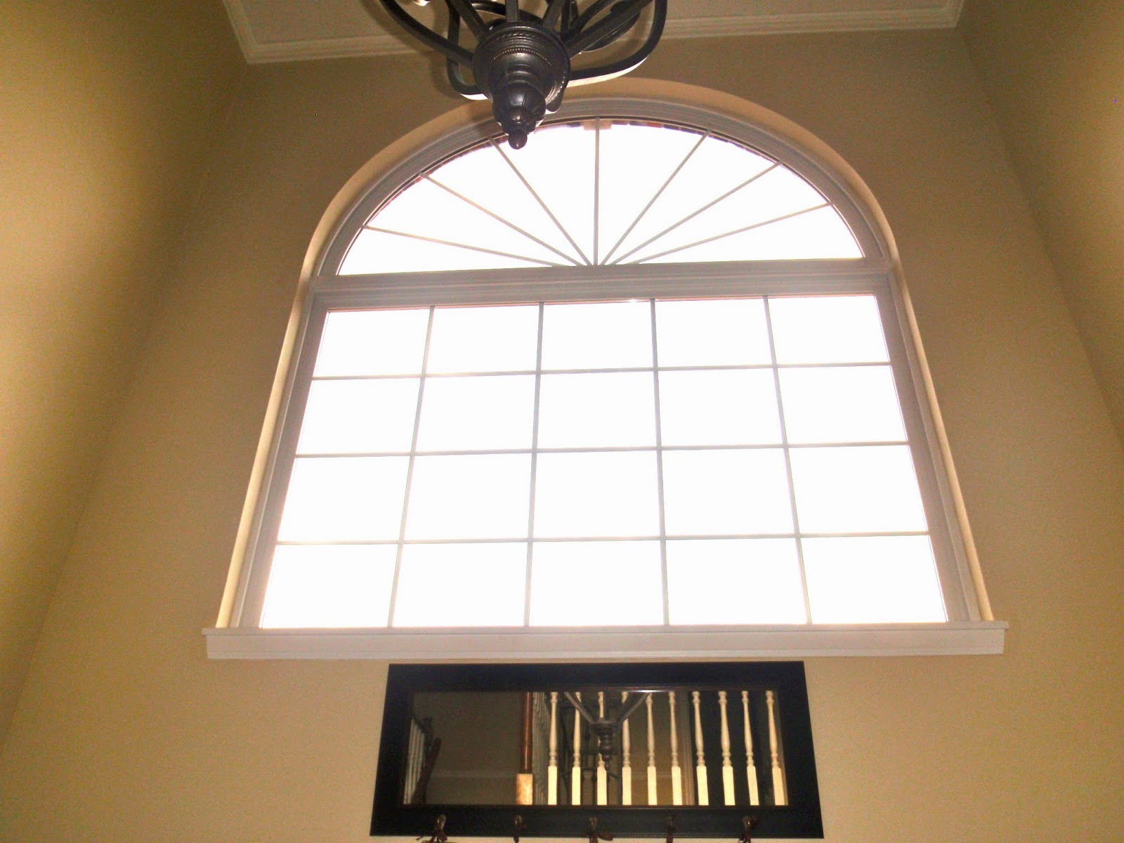 Ultra Lux Window Treatment For A Palladium Window In A Two Story