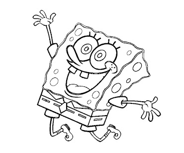 #10 Spongebob Coloring Page