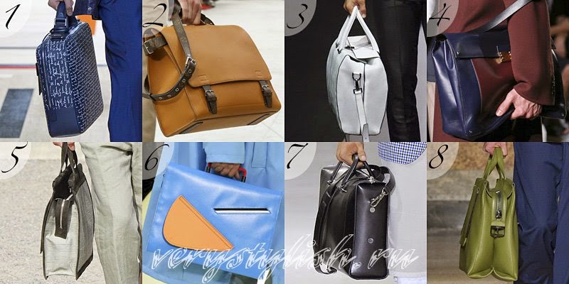 Spring Summer 2015 Men's Handbags Fashion Trends