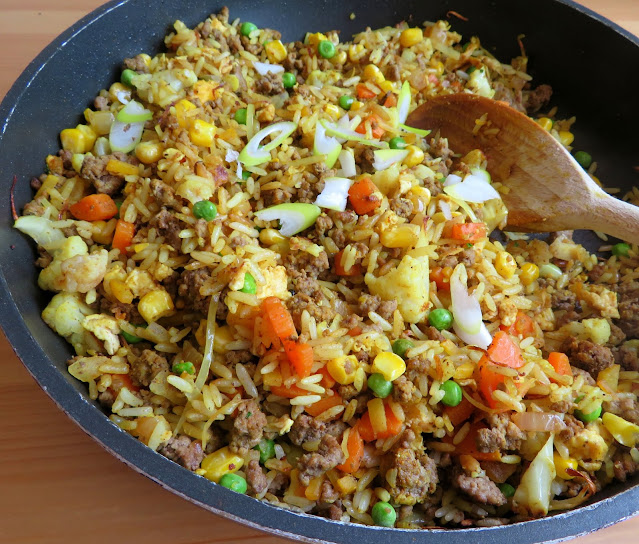 Curried Beef Fried Rice